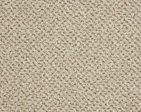 Beige textured carpet with a dense, looped pile finish | Home Centre Direct UK