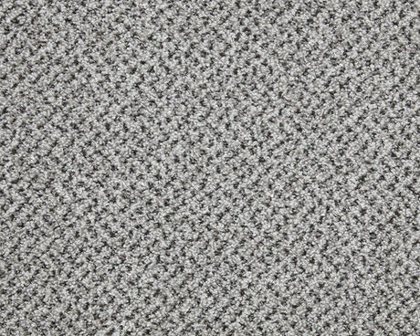 Grey textured carpet with a tight looped weave pattern | Home Centre Direct UK