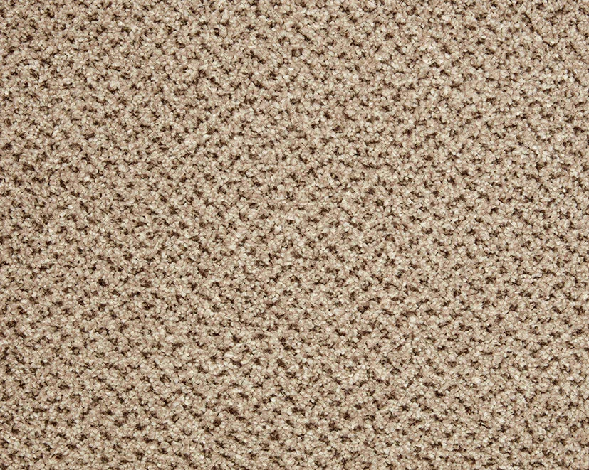 Beige textured carpet with dense looped pattern | Home Centre Direct UK