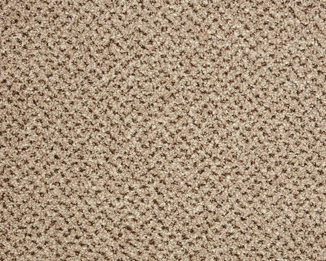 Beige textured carpet with dense looped pattern | Home Centre Direct UK