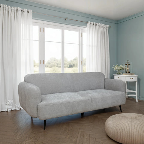 Radley Fabric 3 Seater Sofa - Dove Grey