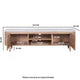 Ashford Natural Marble & Wood Large Tv Cabinet - View 5
