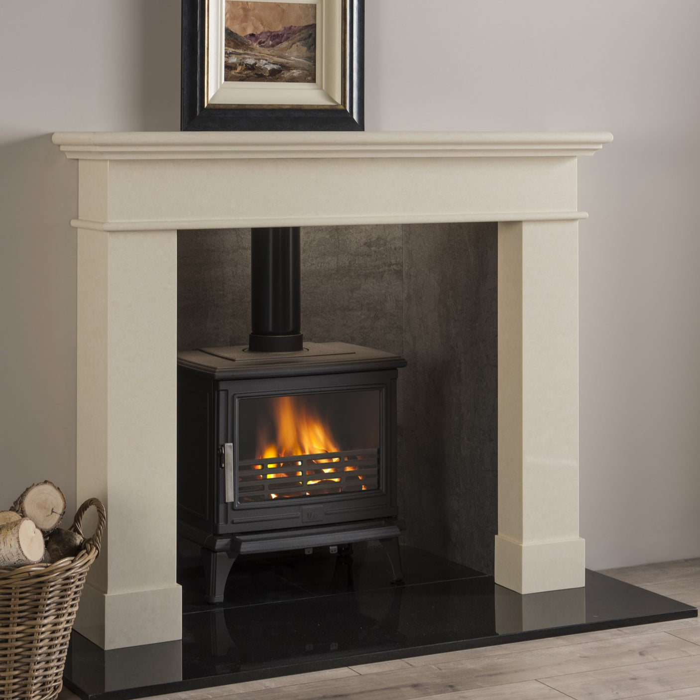 54" Renoir Ivory Pearl Surround