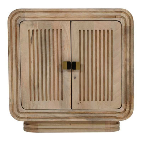 Hudson Carved Mango Wood Mini Sideboard - View 2