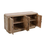 Hudson Carved Mango Wood 4 Doors Large Sideboard - View 3