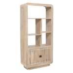 Hudson Carved Mango Wood Bookcase - View 5