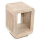 Hudson Carved Mango Wood Side Table - View 5