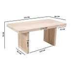 Hudson Carved Mango Wood Dining Table - View 7