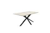 Rialto 1.6m Dining Table - Travertine Melamine