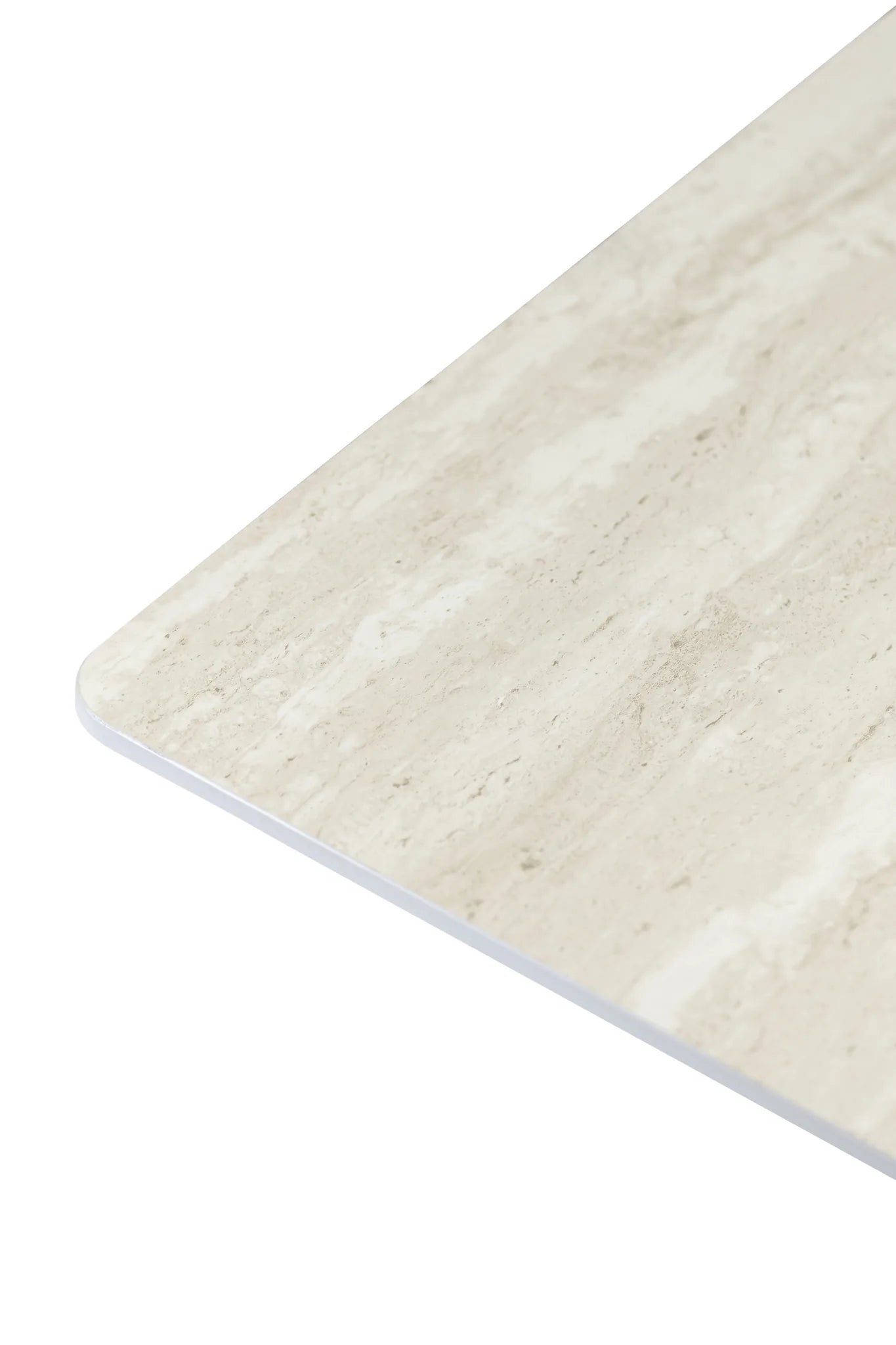 Rialto 1.6m Dining Table - Travertine Melamine