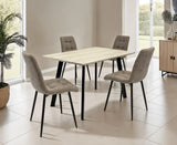 Rialto 1.2m Dining Table - Travertine Melamine