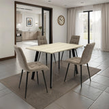 Rialto 1.2m Dining Table - Travertine Melamine