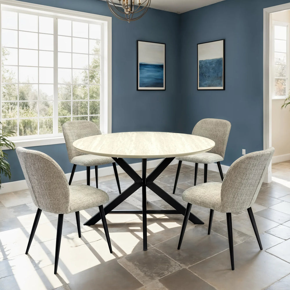 Rialto Fabric Dining Chair - Chenille Mix