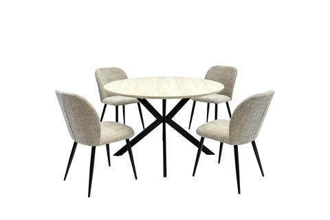 Rialto Fabric Dining Chair - Chenille Mix