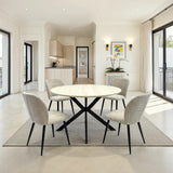 Rialto Fabric Dining Chair - Chenille Mix