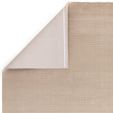 Kuza Plain Stripe Beige Rug
