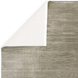 Kuza Plain Stripe Khaki Rug