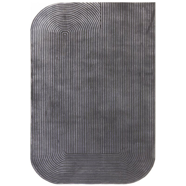 Kuza Shape Black / Charcoal Rug 120x170cm