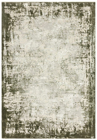 Kuza Border Green Rug