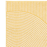 Muse Yellow Geometric Mu18 Rug