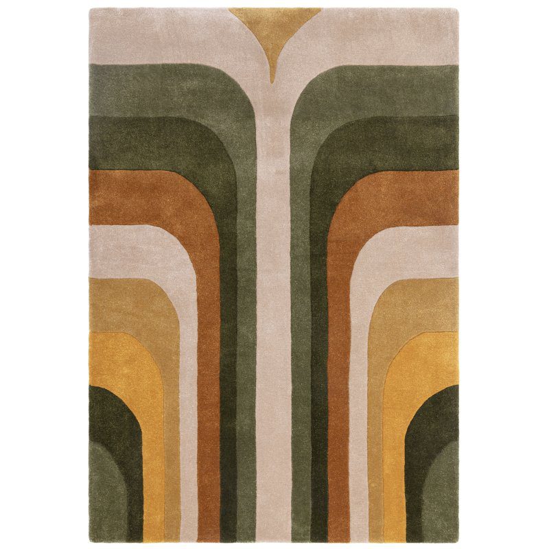 Romy 02 Retro Green Rug