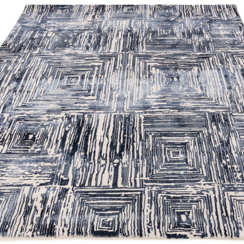 Kuza Portrait Navy Rug - Image 7