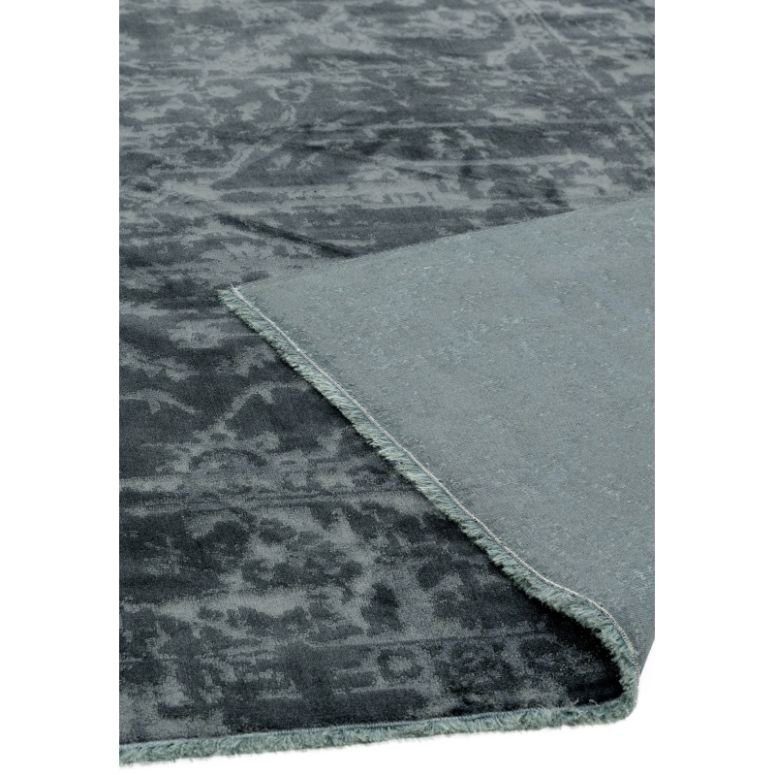 Zehraya Ze07 Charcoal Abstract Rug