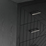 Solano 4-Drawer Black Chest - KD Legs