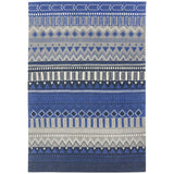 Onix 17 Tribal Mix Blue Rug - Image 1