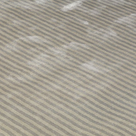 Katherine Carnaby Chrome Stripe Feather Rug - Image 2