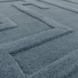 Maze Teal Rug