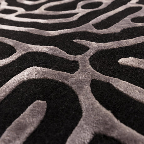 Katherine Carnaby Coral Gunmetal Rug - Image 3