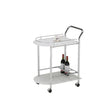 Bavaro Chrome Metal Drinks Trolley