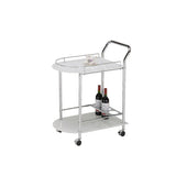 Bavaro Chrome Metal Drinks Trolley