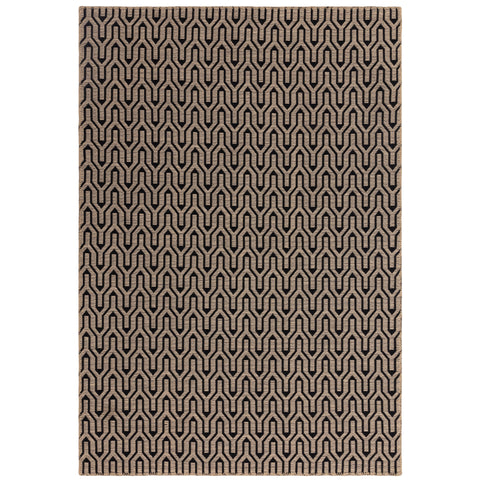 Global Black Lattice Rug - Image 1