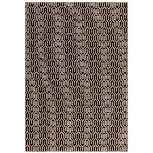 Global Black Lattice Rug - Image 1