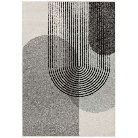 Muse Grey Retro Mu14 Rug