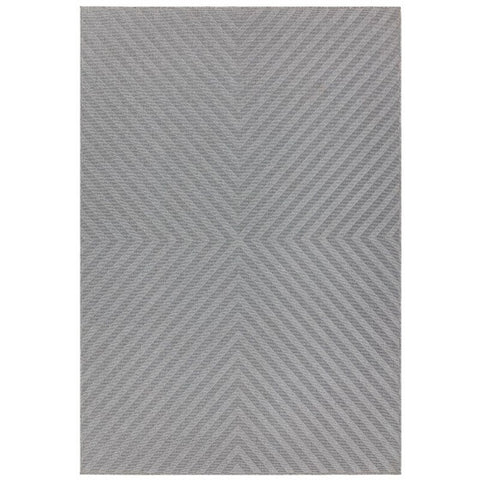 Antibes AN07 Light Grey Arrow Rug 120x170cm