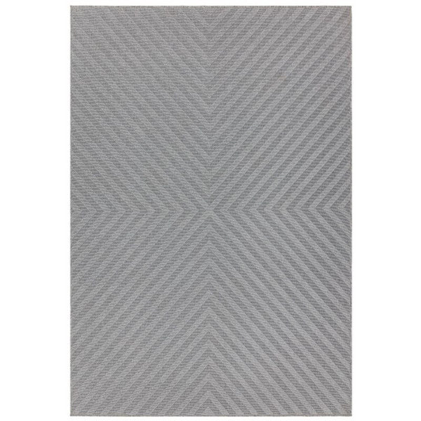 Antibes AN07 Light Grey Arrow Rug 120x170cm