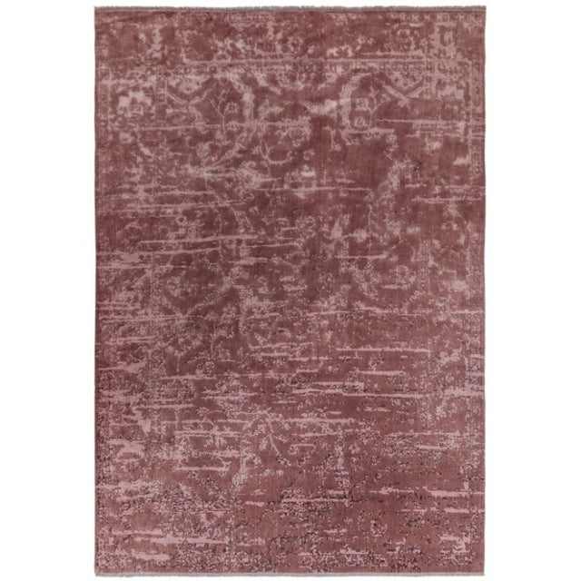 Zehraya ZE08 Cranberry Abstract Rug - Image 1