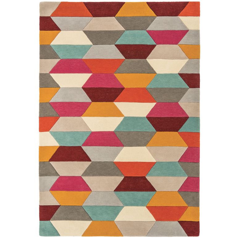 Funk 03 Honeycomb Bright Rug - Image 1