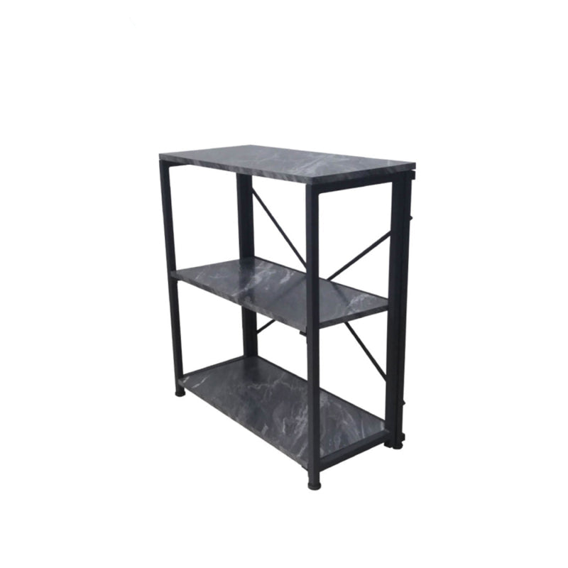 Alora 72cm 3-Tier Black Display Unit