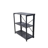 Alora 72cm 3-Tier Black Display Unit