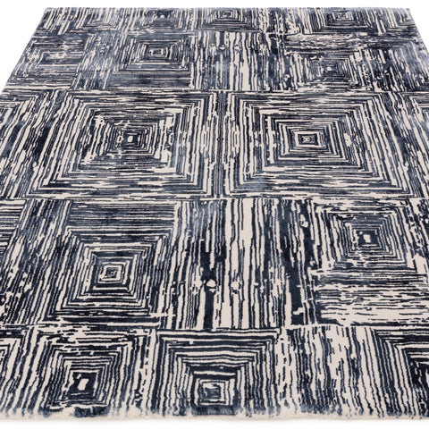 Kuza Portrait Navy Rug - Image 6