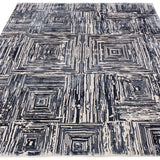 Kuza Portrait Navy Rug - Image 6