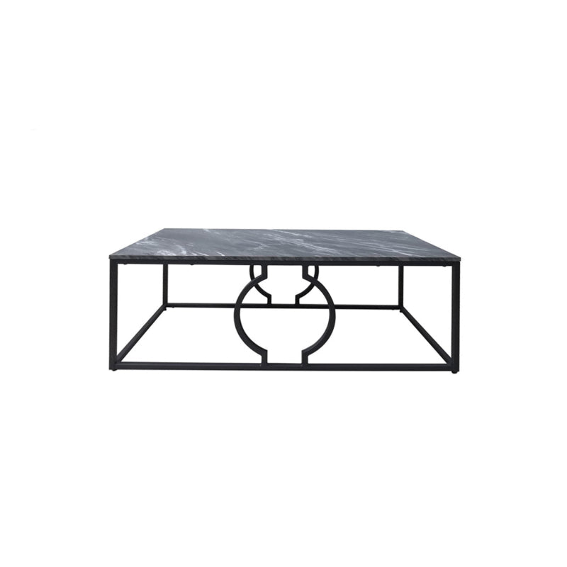 Alora Black Metal Coffee Table - KD