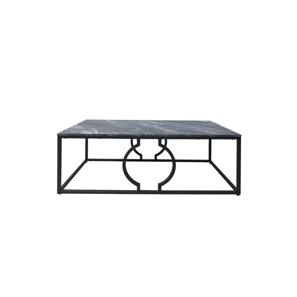 Alora Black Metal Coffee Table - KD