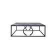 Alora Black Metal Coffee Table - KD