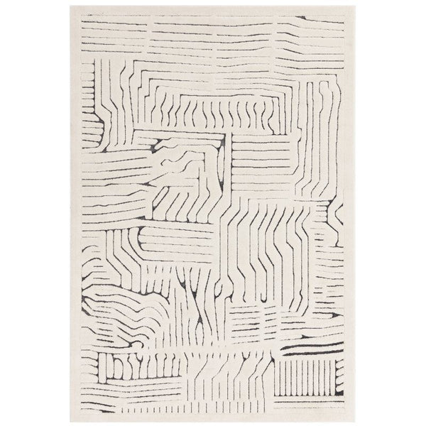 Valley Ivory/Charcoal Route Rug