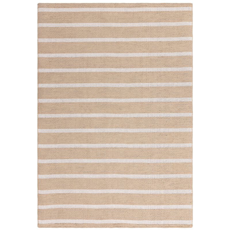 Global Cream Stripe Rug